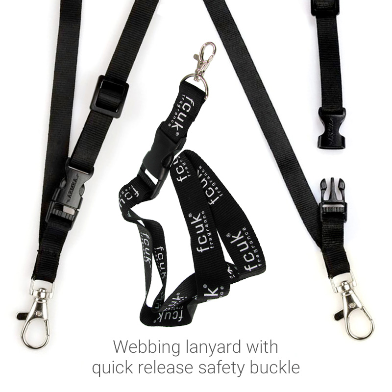 Smart strap lanyard with quick release